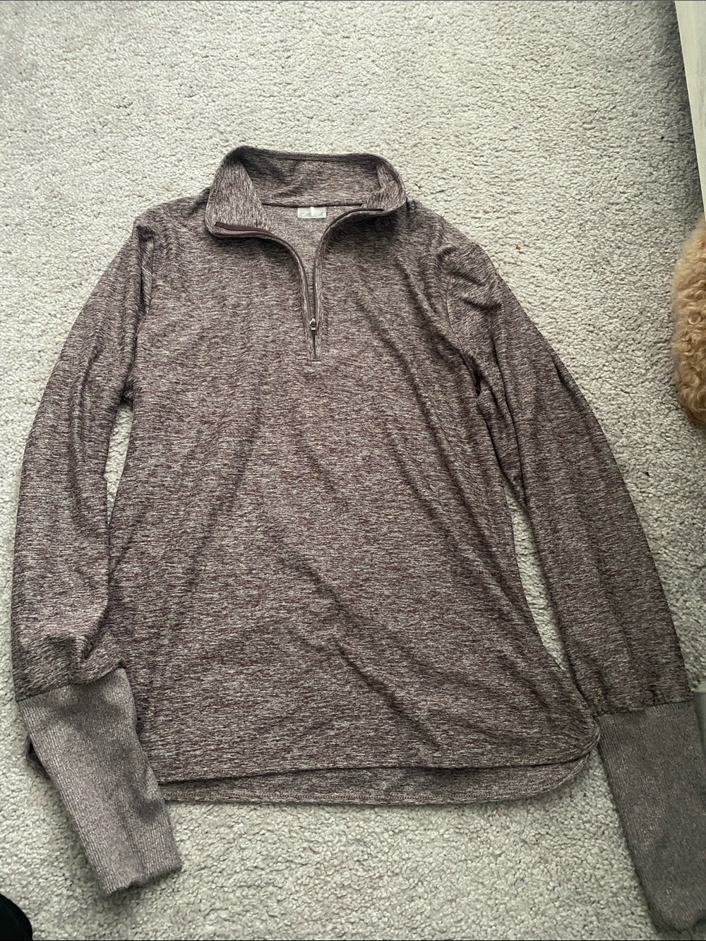 Calia long sleeve quarter zip